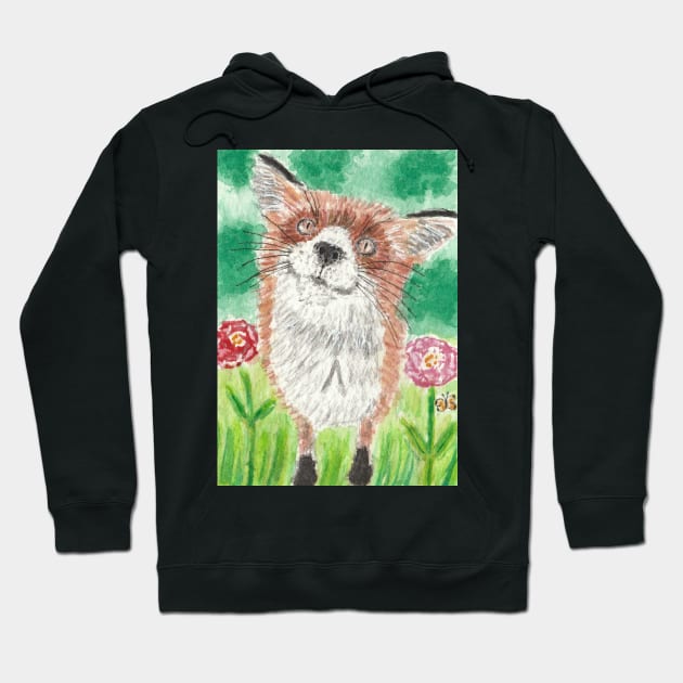 Cute fox nature Hoodie by SamsArtworks